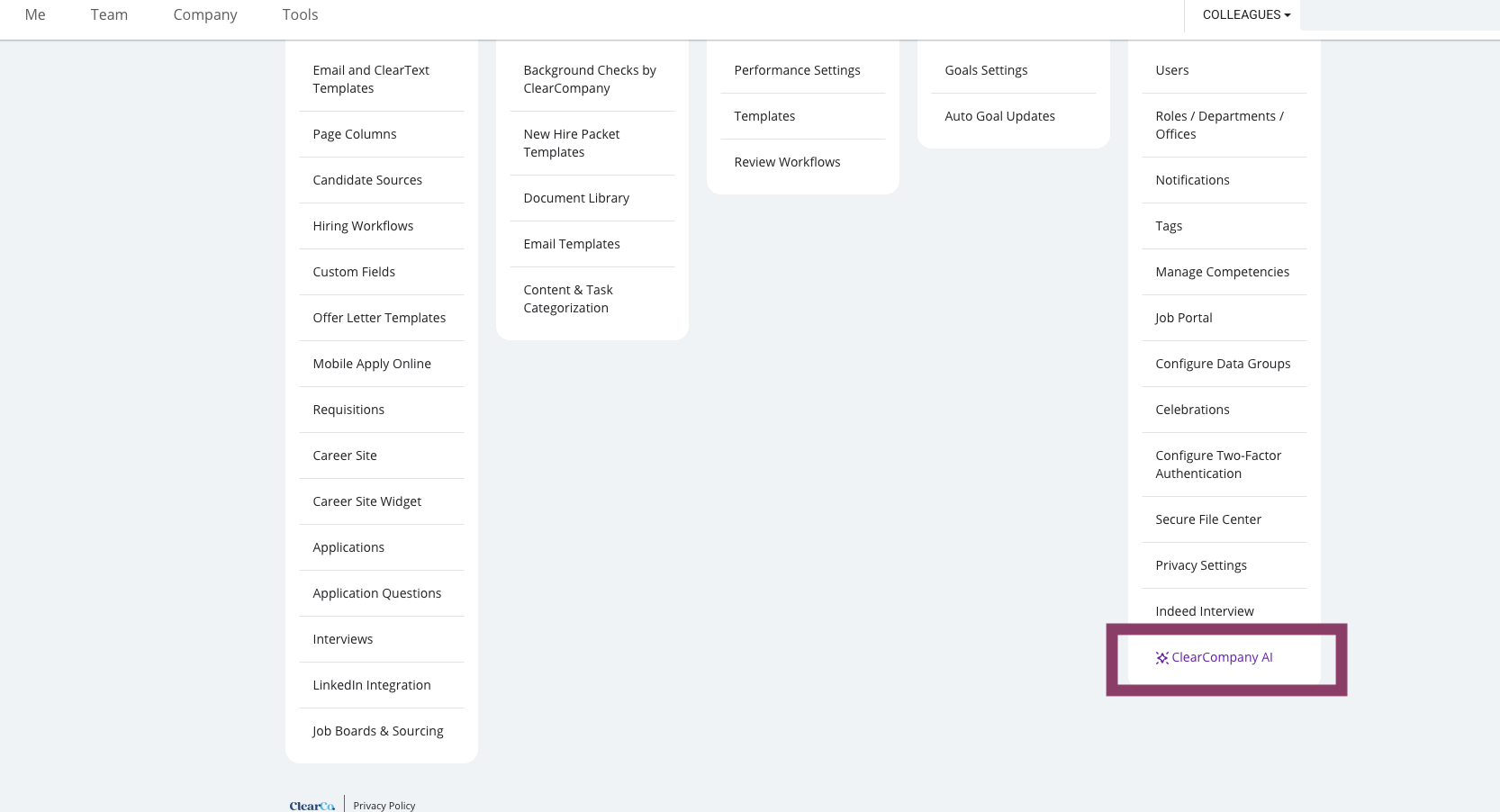 ClearCompany AI Option.png