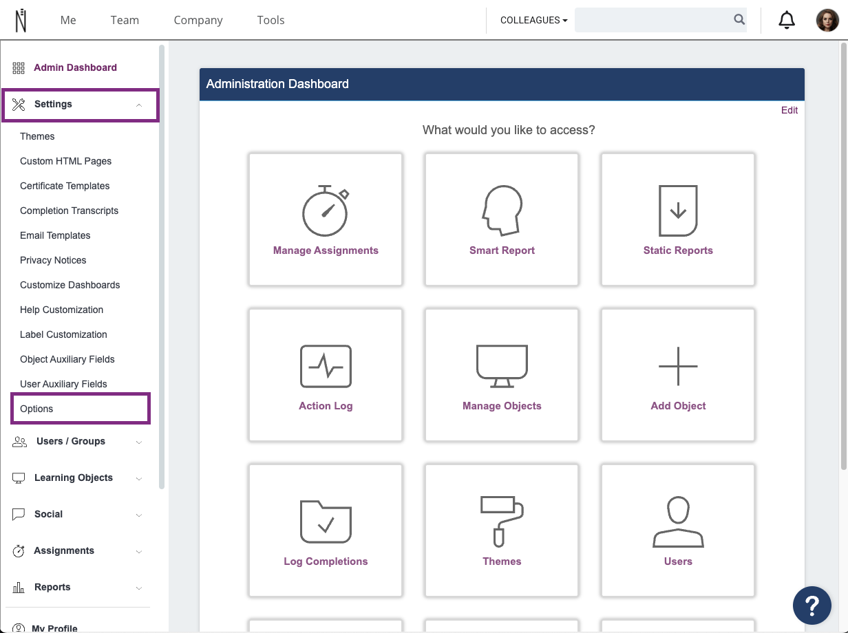 ADMIN NAV - SETTINGS - OPTIONS.png